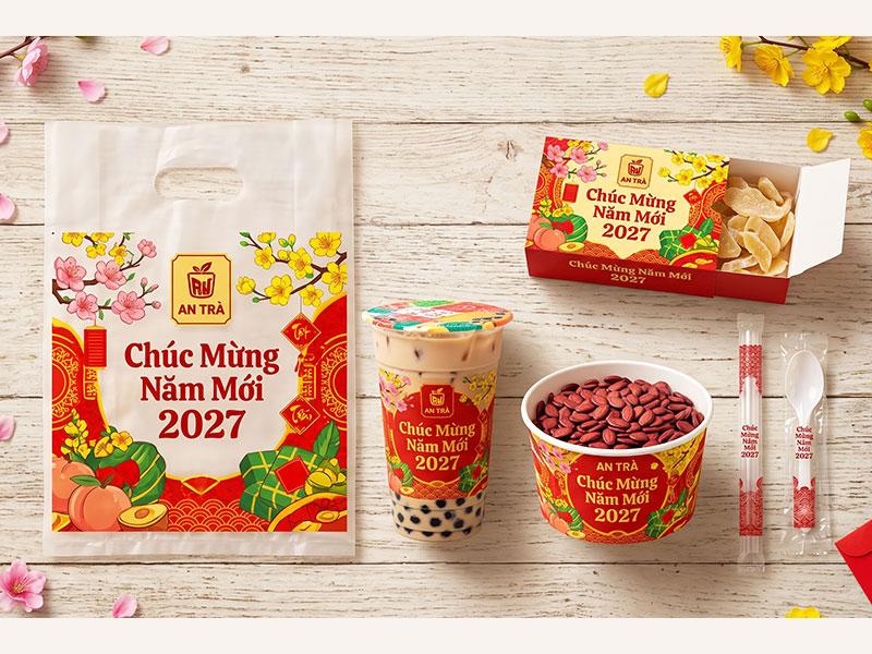 Đặt in ly đi kèm combo bao bì đồng bộ trọn gói gồm ly nhựa, ly giấy, hộp giấy, tô giấy, muỗng nhựa, ống hút và túi nilong tại một xưởng sản xuất duy nhất giúp cắt giảm tối đa chi phí vận chuyển.