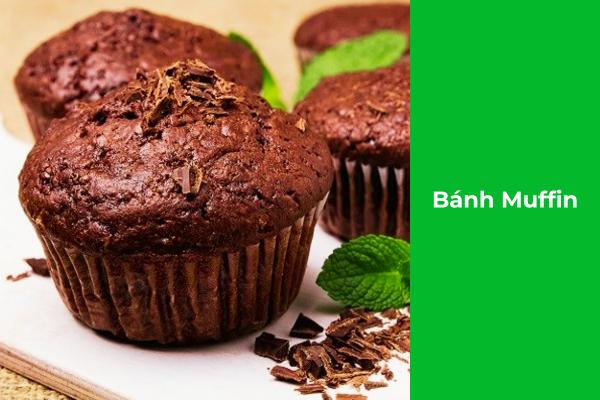 Ảnh minh họa: Món bánh Muffin cho menu quán cà phê & trà