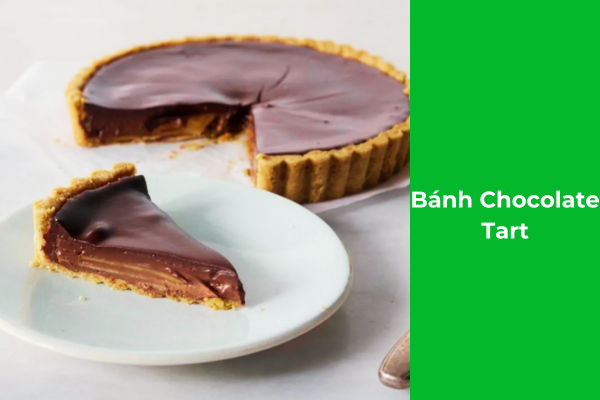 Ảnh minh họa: Món bánh Chocolate Tart cho menu quán cà phê & trà