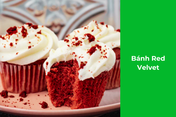 Ảnh minh họa: Món bánh Red Velvet cho menu quán cà phê & trà