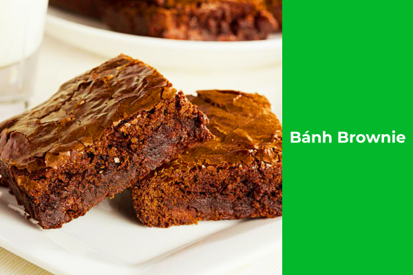Ảnh minh họa: Món bánh Brownie cho menu quán cà phê & trà