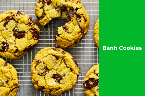 Ảnh minh họa: Món bánh Cookies cho menu quán cà phê & trà