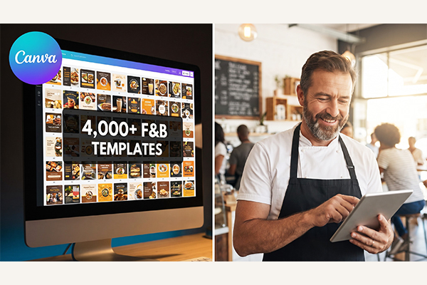 Khám phá cách dùng Canva thiết kế Menu/Standee với kho mẫu khổng lồ giúp chủ quán kinh doanh ăn uống tiết kiệm chi phí.