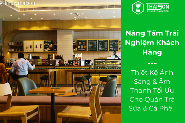 Thiết Kế Ánh Sáng & Âm Thanh Tối Ưu Cho Quán Trà Sữa & Cà Phê