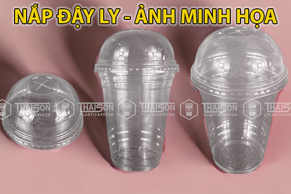 Nắp đậy ly nhựa và ly giấy, bao bì kinh doanh trà sữa và cà phê mang đi