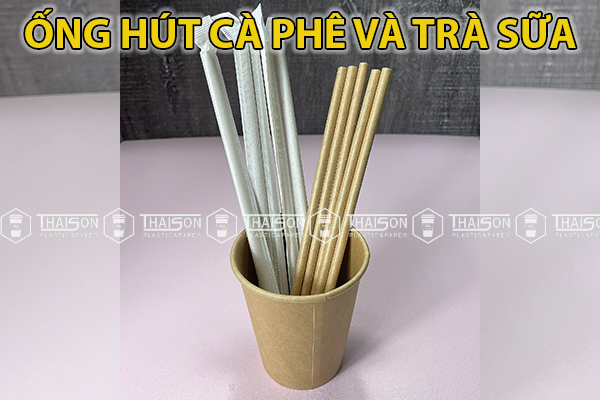 Ống hút trà sữa và cà phê mang đi