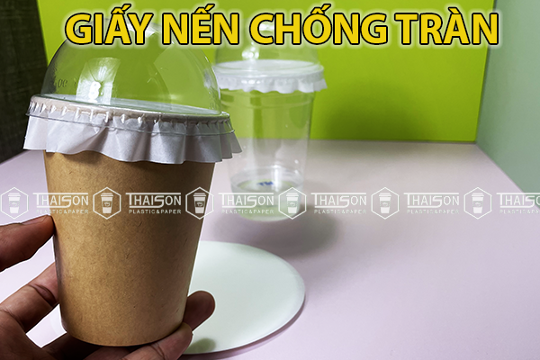 Giấy nến chống tràn, bao bì kinh doanh trà sữa và cà phê mang đi