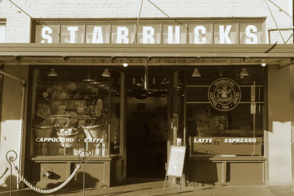 Ảnh minh họa Cửa hàng Starbucks đầu tiên (Nguồn Internet).