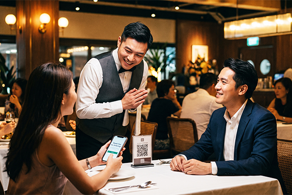 Chiến lược dung hợp công nghệ tự động và dịch vụ chạm lòng người trong quản trị doanh nghiệp kinh doanh ăn uống.