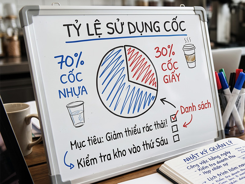 Phối hợp linh hoạt chiến lược in ly dựa trên menu thực tế để đáp ứng mọi nhu cầu thực khách trong dịp Tết Đinh Mùi 2027.