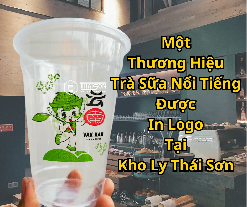 Ảnh minh họa: Thương hiệu trà sữa Vân Nam in logo ly nhựa tại Kho Ly Thái Sơn