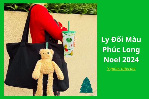 Ảnh minh họa: Ly nhựa đổi màu, dịp lễ Noel 2024 của Phúc Long - Nguồn: internet