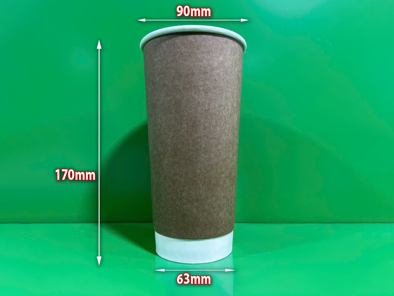 Ly Giấy 2 Lớp 700ml (Nâu).