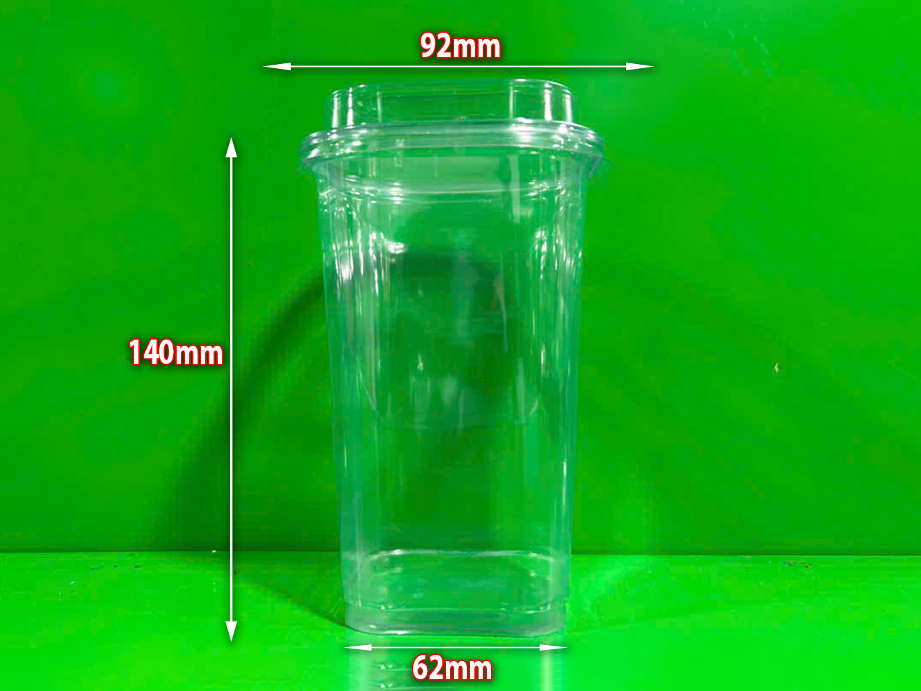 Ly Nhựa PET Vuông 700ml.
