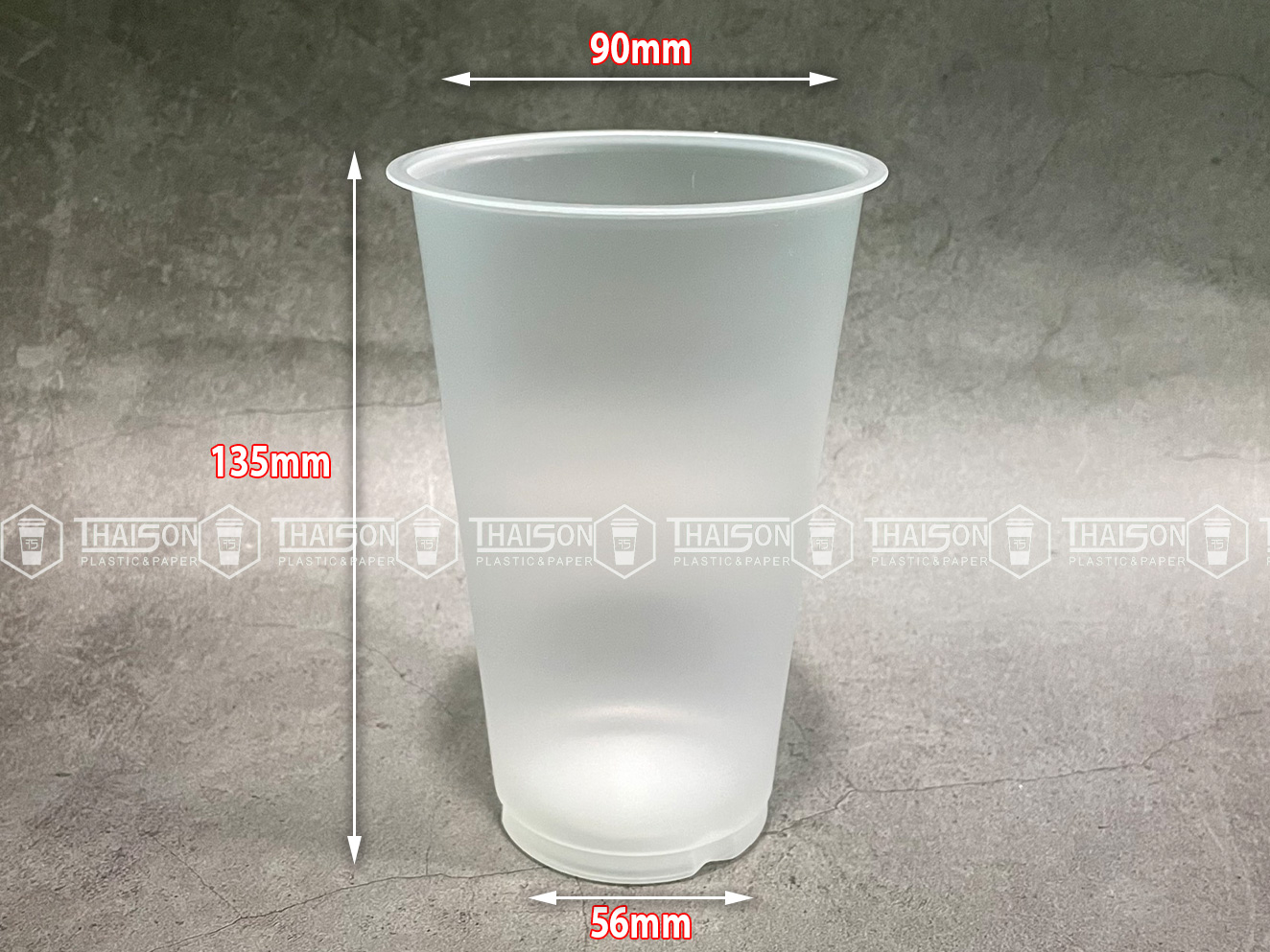 Ly Nhựa Tim Mềm Nhám 500ml