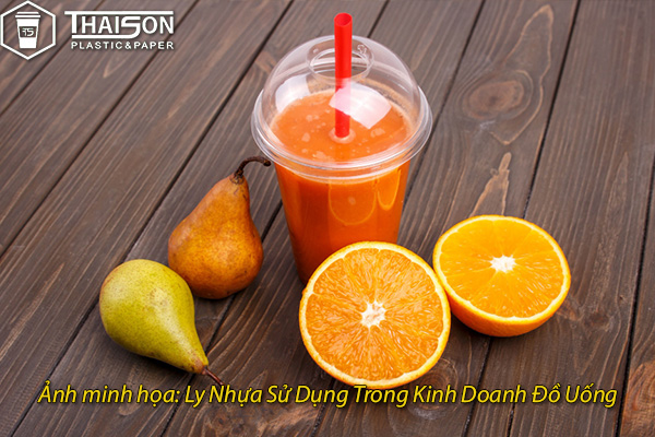 Ảnh minh họa: Ly nhựa sử dụng trong kinh doanh đồ uống