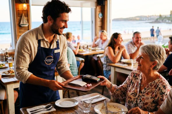 Ứng dụng quy luật đỉnh cuối trong dịch vụ F&B để biến khoảnh khắc thanh toán thành điểm chạm cảm xúc tích cực.