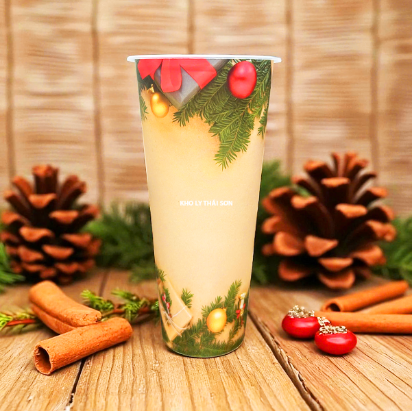 Ảnh minh họa: Ly nhựa Giáng Sinh 2025 (họa tiết 2).