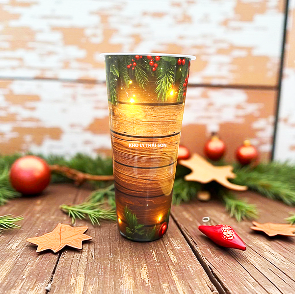 Ảnh minh họa: Ly nhựa Giáng Sinh 2025 (họa tiết 3).