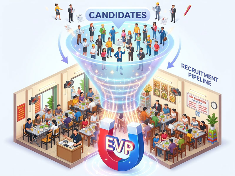 Đầu tư vào bảng mô tả công việc (JD) là cách xây dựng thương hiệu nhà tuyển dụng uy tín trong ngành kinh doanh ăn uống.